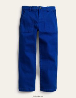apranga lt Boden berniukai atpalaiduotos kišeninės kelnės melsvai mėlyna 284XZZ913