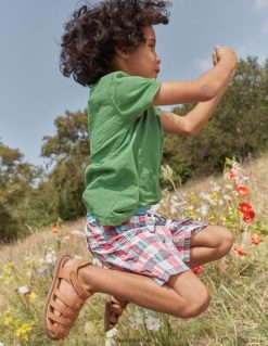 apranga lt Boden berniukai gingham lentos šortai rožinis/žalias čekis 284XZZ872