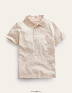 apranga lt Boden berniukai slubbed-jersey polo marškinėliai baltos vanilės ankšties 284XZZ859