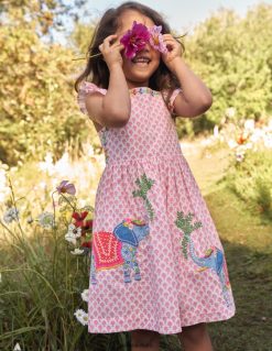 apranga lt Boden kūdikis aplikacine austa suknele slyvų žiedų medienos blokas 284XZZ367