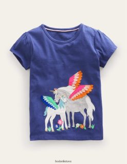 apranga lt Boden kūdikis didelis aplikacinis viršus minkšti dešiniojo borto vienaragiai 284XZZ3455