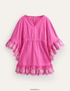 apranga lt Boden kūdikis išsiuvinėtas kaftanas kutenama rožinė 284XZZ3342