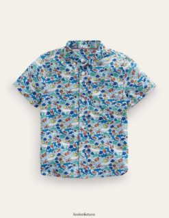 apranga lt Boden kūdikis medvilniniai-lininiai marškiniai daugialypis mikrorifas 284XZZ3339