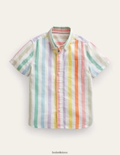 apranga lt Boden kūdikis medvilniniai-lininiai marškiniai vėdrynas ir csarite vaivorykštė 284XZZ3473