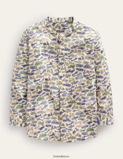 apranga lt Boden kūdikis raštuoti senelio marškiniai mėlynos transporto priemonės 284XZZ3416