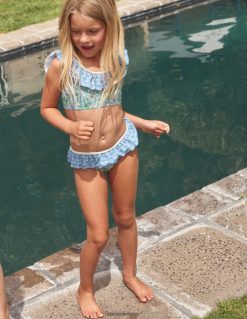 apranga lt Boden kūdikis raukšlėtas bikinis aqua sea floral vynmedis 284XZZ3398