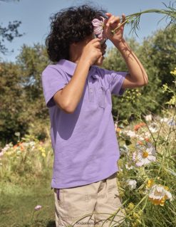 apranga lt Boden kūdikis slubbed-jersey polo marškinėliai miglotos levandos 284XZZ3314