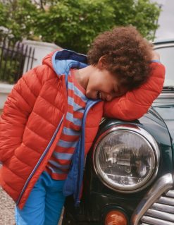 apranga lt Boden kūdikis supakuota paminkštinta striukė raudona 284XZZ546