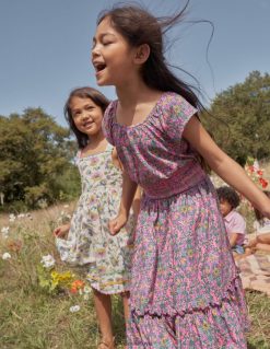 apranga lt Boden mergaites apkarpytas kvadratinis kaklo viršus azalijos vynmedis 284XZZ762