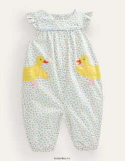 apranga lt Boden mergaites aplikacinis raukinys šviesiai mėlyni mažyčiai rožių jaunikliai 284XZZ3263