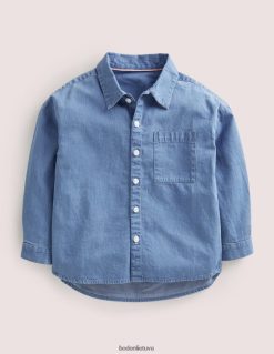 apranga lt Boden mergaites atpalaiduoti džinsiniai marškiniai vidutinio derliaus džinsas 284XZZ3150