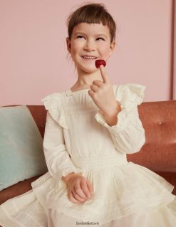 apranga lt Boden mergaites austa nėrinių suknelė dramblio kaulo 284XZZ2960