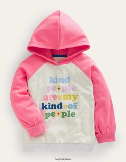 apranga lt Boden mergaites Didelės apimties rankovių logotipo gobtuvas avižinių dribsnių marlas/krabų obuolys 284XZZ2852