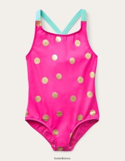 apranga lt Boden mergaites kryželiu margintas maudymosi kostiumėlis vaivorykštės multi 284XZZ753