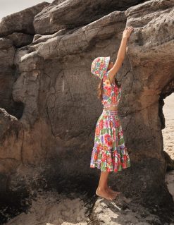 apranga lt Boden mergaites margintas jersey maxi sijonas kelių festivalių gėlių 284XZZ3225