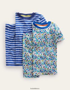 apranga lt Boden mergaites prigludusi dviguba trumpa pižama daugialypis rifas 284XZZ2747