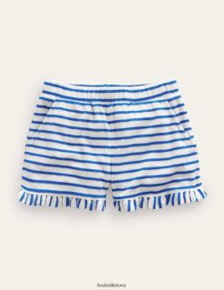 apranga lt Boden mergaites šortai su garbanomis cabana mėlyna/dramblio kaulo 284XZZ2994