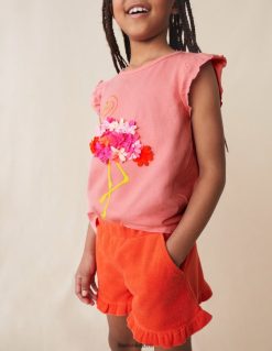 apranga lt Boden mergaites šortai su garbanomis Mandarinas Apelsinas 284XZZ3229