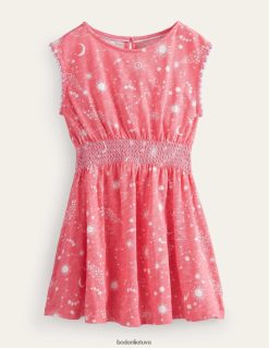 apranga lt Boden mergaites spausdinta šventinė suknelė persikų punšas rožinis 284XZZ2804