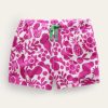 apranga lt Boden mergaites spausdinti rankšluosčių šortai nuostabi rožinė šventinė gėlė 284XZZ2655