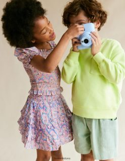 apranga lt Boden mergaites superminkštas megztinis neoninės geltonos spalvos 284XZZ2971