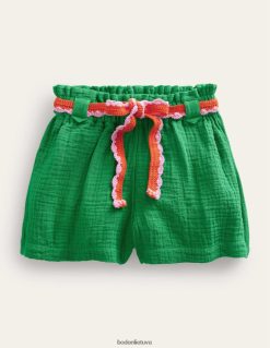 apranga lt Boden mergaites susiglamžyti nerti šortai mokyklos žalia 284XZZ2647