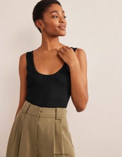 apranga lt Boden moterys apkarpyta kaušelis briaunota liemenė juodas 284XZZ1650