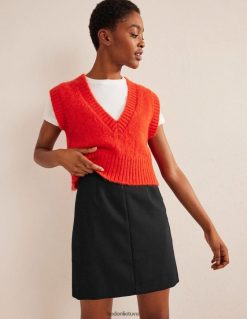 apranga lt Boden moterys Bi-Strettch mini sijonas juodas 284XZZ650