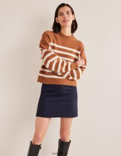 apranga lt Boden moterys Bi-Strettch mini sijonas karinis jūrų laivynas 284XZZ651