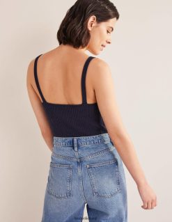 apranga lt Boden moterys briaunotas liemenės viršus karinis jūrų laivynas 284XZZ1921