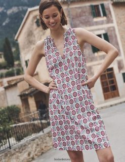 apranga lt Boden moterys Džersio suknelė su įpjovomis iškirpte džino putplastis ir saulėgrąžų šakelė 284XZZ31