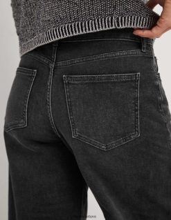 apranga lt Boden moterys džinsai žemai pakyla plačiomis kojomis juodas 284XZZ1837