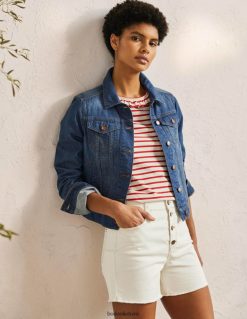 apranga lt Boden moterys džinsiniai šortai su mygtukais ekru 284XZZ2211