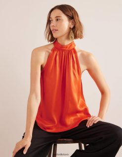 apranga lt Boden moterys Iškirptas satino viršus vyšninis pomidoras 284XZZ1483