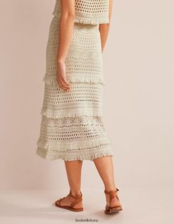 apranga lt Boden moterys kutais nertas megztas sijonas šiltas dramblio kaulas 284XZZ2532