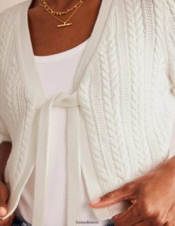 apranga lt Boden moterys lanko apdaila sutrumpintas megztinis šiltas dramblio kaulas 284XZZ627