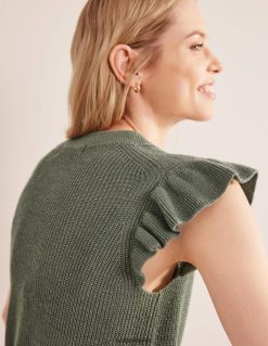 apranga lt Boden moterys lininė liemenė su briaunomis alksnis 284XZZ1647