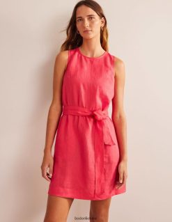 apranga lt Boden moterys lininė suknelė be rankovių koralas 284XZZ25