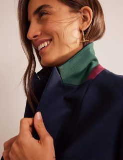 apranga lt Boden moterys marylebone trikotažinis švarkas karinis jūrų laivynas 284XZZ671