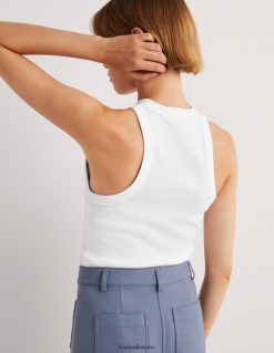 apranga lt Boden moterys medvilninė rievėta liemenė baltas 284XZZ179