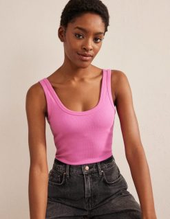 apranga lt Boden moterys medvilninė rievėta liemenė slyvos žiedas 284XZZ2276