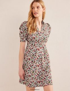 apranga lt Boden moterys Mini arbatos suknelė su sagomis multi & dandelion paisley 284XZZ1074