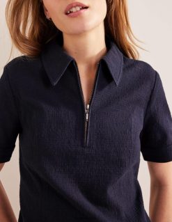 apranga lt Boden moterys Mini pamaininė suknelė su užtrauktuku karinis jūrų laivynas 284XZZ1147