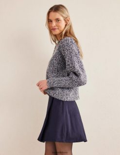 apranga lt Boden moterys mini sijonas su trikotažu karinis jūrų laivynas 284XZZ1534