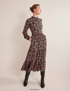 apranga lt Boden moterys pakopų įdėklas midi trikotažinė suknelė kelių ir gvazdikų sodas 284XZZ1577