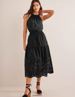 apranga lt Boden moterys pilnas broderie sijonas juodas 284XZZ1161