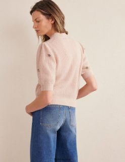 apranga lt Boden moterys puošti pūkuoti marškinėliai virvė 284XZZ1721