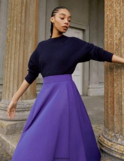 apranga lt Boden moterys šlifuota vilna apkarpytas džemperis karinis jūrų laivynas 284XZZ1401