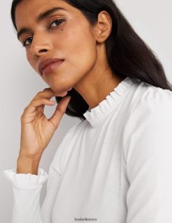 apranga lt Boden moterys superminkštas puošnus detalių viršus baltas 284XZZ138