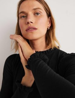 apranga lt Boden moterys superminkštas puošnus detalių viršus juodas 284XZZ135